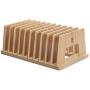 MobileVision Bamboo Device Organizer for Smartphones, Tablets and Laptops, 10 Slots