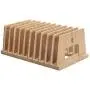 MobileVision Bamboo Device Organizer for Smartphones, Tablets and Laptops, 10 Slots MobileVision Bamboo Device Organizer for Smartphones, Tablets and Laptops, 10 Slots