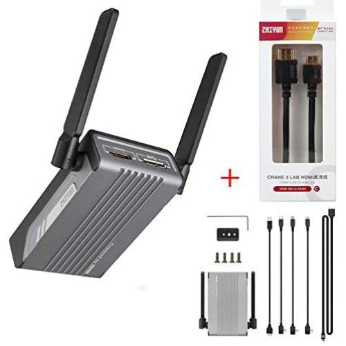 ZHIYUN TransMount Image Transmission Transmitter 1080P HD Image Transmission for WEEBILL S Stablizer/Crane 2 / Crane 3, Include Image Transmission Line (C)
