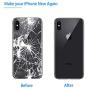 Vimour Back Glass Replacement for iPhone X 5.8 Inches All Carriers with Pre-Installed Adhesive and Repair Tool Kits (Black)