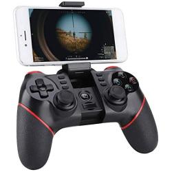 Bluetooth Game Controller, Mobile Phone Wireless Joystick Gamepad for iOS Android Cellphone Smart Phone Tablet Smart TV Set-top Box PC PS3 Game Console for Andriod/iOS/Win 7/8/10