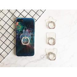 Transparent Cell Phone Ring Holder Kickstand,360 Rotation Clear Cell Phone Finger Ring Grip Stand for Almost All Phones,Pad Tablet