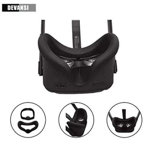 VR Face Silicone Cover Mask & Face Pad for Oculus Quest Face Cushion Cover Sweatproof Lightproof