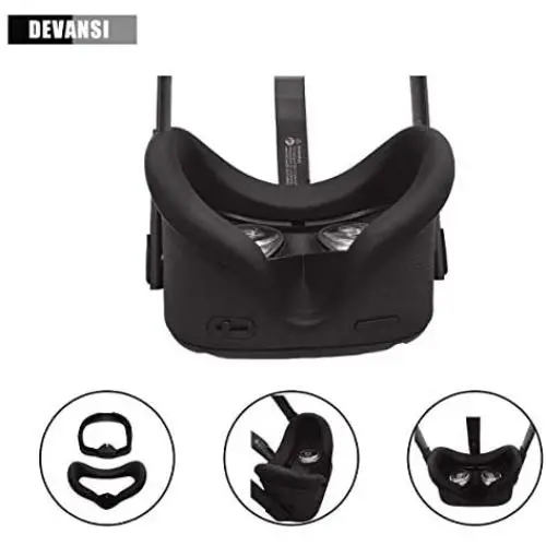 VR Face Silicone Cover Mask & Face Pad for Oculus Quest Face Cushion Cover Sweatproof Lightproof VR Face Silicone Cover Mask & Face Pad for Oculus Quest Face Cushion Cover Sweatproof Lightproof