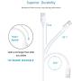 Apple iPhone/iPad Charging/Charger Cord Lightning to USB Cable[Apple MFi Certified] Compatible iPhone X/8/7/6s/6/plus/5s/5c/SE,iPad Pro/Air/Mini,iPod Touch(White 1M/3.3FT) Original Certified