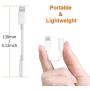 [Apple MFi Certified] Apple Lightning to 3.5 mm Earbuds/Headphones/Earphones Jack Adapter Cord Dongle Aux Cable Converter Accessories Compatible with iPhone 11/Xs/XR/X/8,7/8,7 Plus/ipad-IOS13-2 Pack