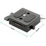 CAMVATE Quick Release Plate for Arca-Swiss Compatible QR Clamp Mount on Tripod Head(50mm)