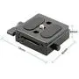 CAMVATE Quick Release Plate for Arca-Swiss Compatible QR Clamp Mount on Tripod Head(50mm)