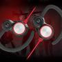 Festnight 3.5mm Gaming Headset, Dynamic Dual Driver Stereo Noise Isolating Earphone with Detachable Mic for Mobile Phone Laptop Desktop Computer Game