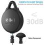 [Pro Version] KIWI design VR Cable Management, 6 Packs Retractable Ceiling Pulley System for HTC Vive/HTC Vive Pro/Oculus Rift S/PS VR/Microsoft MR/Samsung Odyssey VR Accessories (Black)