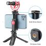 ULANZI Universal Phone Tripod Mount with Cold Shoe Mount, Rotated Cell Phone Clamp Holder Smartphone Clip Adapter for iPhone 11 Pro Max X XR Xs Max 8 7 Plus Samsung Galaxy s10 s9 Note10 Google OnePlus