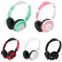 Festnight Wired Gaming Headset, 3.5mm Music Earphones Over-Ear Sports Headphones with Microphone for Smartphones Tablet Laptop Desktop PC