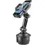 Mediabridge Smartphone Cradle w/Extended Cup Holder Mount - for iPhone X/8/7/7+, Samsung S6/Note - Fits 2"-3.5" (Part# PC3CM) Mediabridge Smartphone Cradle w/Extended Cup Holder Mount - for iPhone X/8/7/7+, Samsung S6/Note - Fits 2"-3.5" (Part# PC3CM)