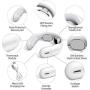 Neck Massager,Intelligent Portable Neck Massage with Heat Cordless,3 Modes 15 Levels Smart Deep Tissue Trigger Point Massage Use at Home,Outdoor,Office,Car