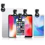 SIRUI 3in1 Lens Kit for Mobile Phones (18mm Wide Angle, 60mm Portrait, 170° Fisheye) made of German Schott Glass and Aluminium Housing SIRUI 3in1 Lens Kit for Mobile Phones (18mm Wide Angle, 60mm Portrait, 170° Fisheye) made of German Schott Glass and Aluminium Housing
