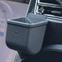 Car Air Vent Cell Phone Holder Car Mount Phone Holder Pocket Organizer Car Cradle Mount Pouch Bag Box Tidy Storage Coin Key Case Sunglasses Organizer with Hook(Gray)