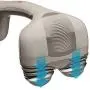 HoMedics Percussion Action Massager with Heat | Adjustable Intensity , Dual Pivoting Heads | 2 Sets Interchangeable Nodes , Heated Muscle Kneading for Back , Shoulders , Feet , Legs , & Neck HoMedics Percussion Action Massager with Heat | Adjustable Intensity , Dual Pivoting Heads | 2 Sets Interchangeable Nodes , Heated Muscle Kneading for Back , Shoulders , Feet , Legs , & Neck