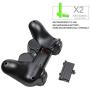 Mobile Game Controller, Wireless Gamepad for Android Phone/PC/for PS3/TV Box Joystick 2.4G Gamepad Game Controller for Smart Phone Game Accessories-White with Clip-