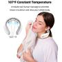 Neck Massager, HUNNAY Neck Relax Cordless Massager with Heat, 3 Modes 15 Levels Intelligent Portable Trigger Point Neck Massage Electric Pulses for Men and Women