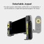Gamogo Dual Thorn Gamepad PG-9167 Game Wireless Controller 380mAh BT4.0 Detachable Plug & Play Joypad with Audio Module Joystick Compatible with Android/iOS TV Game (NOT Compatible with iOS 13.4)