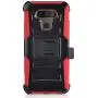 CELZEN - for LG Harmony 4, LG Premier Pro Plus (2020) - Phone Case w/Belt Clip Holster - CV1 Red CELZEN - for LG Harmony 4, LG Premier Pro Plus (2020) - Phone Case w/Belt Clip Holster - CV1 Red