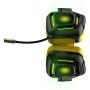 Gaming Headset for PS4, Comfort Noise Reduction Crystal Clarity 3.5mm LED Professional Headphone with Mic for Xbox One PC Laptop Tablet Mac Smart Phone (G808 yellow)