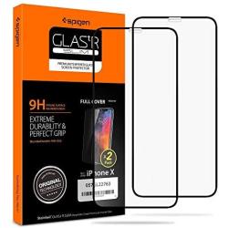 Spigen Tempered Glass Screen Protector Designed for iPhone Xs (2018) / iPhone X (2017) [2 Pack] - Maximum Protection