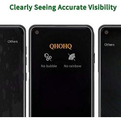 [3-Pack] QHOHQ Screen Protector for Samsung Galaxy A21 (Not Suitable for A21S),[9H Hardness] HD Transparent Scratch-Resistant [Bubble Free] Tempered Glass