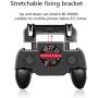 MeterMall Popular for 2000/4000mAh Charger Power Bank Heat Dissipation Cooling Fan Gamepad Joystick Hand Grip Fire Aim Key for Mobile Phone PUBG