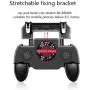 OUYAWEI 2000/4000mAh Charger Power Bank Heat Dissipation Cooling Fan Gamepad Joystick Hand Grip Fire Aim Key for Mobile Phone PUBG