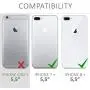 kwmobile Crossbody Case Compatible with Apple iPhone 7 Plus / 8 Plus - Clear Transparent TPU Cell Phone Cover with Neck Cord Lanyard Strap - Transparent/Black/White kwmobile Crossbody Case Compatible with Apple iPhone 7 Plus / 8 Plus - Clear Transparent TPU Cell Phone Cover with Neck Cord Lanyard Strap - Transparent/Black/White