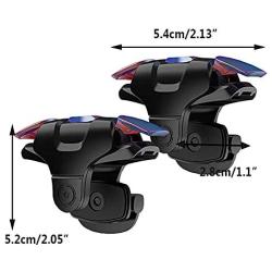 JIN GUI Sensitive Shoot Mobile Game Controller, 10 Shots Second High Frequency Click Aim Phone Games Triggers Low Screen Occupancy, for All Smart Devices Tablet