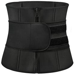 Waist Trainer for Weight Loss & Trimmer Slimmer Sauna Belt & Corset Cincher Body Shaper & Workout Slim Belly Band