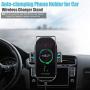 Wirelsss Car Charger,QI Fast Charging Air Vent Holder Auto-Clamping Smart Sensor Phone Holder for Car Compatible with iPhone 11/11 Pro/11 Pro Max/Xs MAX/XS/XR/X/8/8+,Samsung S10/S10+/S9/S9+