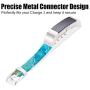Marble Band for Fitbit Charge 3,Jolook Replacement Leather Woman Man Bands Straps for Fitbit Charge 3/Charge 3 SE - Blue Marble