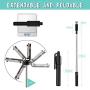 SYOSIN Selfie Stick, 3 in 1 Extendable Selfie Stick Tripod with Detachable Bluetooth Wireless Remote Phone Holder Compatible with iPhone and Android Smartphone SYOSIN Selfie Stick, 3 in 1 Extendable Selfie Stick Tripod with Detachable Bluetooth Wireless Remote Phone Holder Compatible with iPhone and Android Smartphone