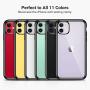 CASEKOO Crystal Clear Compatible with iPhone 11 Case, [Anti-Yellowing] Shockproof Protective Hybrid Phone Cases Slim Fit Cover for iPhone 11 (6.1 inch) 2019 - Matte Black