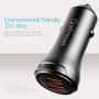 Metal Car Charger Fast Charge, SUPERONE Quick Charge 3.0 24W Dual USB Car Charger Adapter, Compatible with Any iPhone/Galaxy etc.