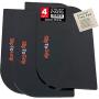 SlipToGrip Premium Cell Pads 4 Pack - Two Universal Cell Pads and Alcohol Pad. Sticky Anti-Slip Gel Pads - Holds Cell Phones, Sunglasses, Coins, Golf Cart, Boating, Speakers - Xtra Black Color
