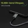 BrexLink USB C Fast Charging Cable(3A), USB C to USB A Charger (6.6ft/2 Pack), Nylon Braided Fast Charging Cord for Samsung Galaxy S10 S9 S8 Note 9, Pixel, LG V30 G6, Nintendo Switch(Grey) BrexLink USB C Fast Charging Cable(3A), USB C to USB A Charger (6.6ft/2 Pack), Nylon Braided Fast Charging Cord for Samsung Galaxy S10 S9 S8 Note 9, Pixel, LG V30 G6, Nintendo Switch(Grey)