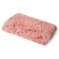 Luciphia Puppy Dog Blankets,Faux Fur Pet Blanket Soft Flannel Throw for Cats Rabbits Pink Small