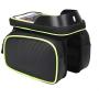 Bicycle Bag Front Trolley Bag, Mountain Bike Saddle Bag Mobile Phone Bag, Riding Bag Accessories Touch Screen Waterproof Portable Riding