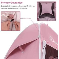 WolfWise Portable Pop Up Privacy Shower Tent Spacious Changing Room for Camping Hiking Beach Toilet Shower Bathroom