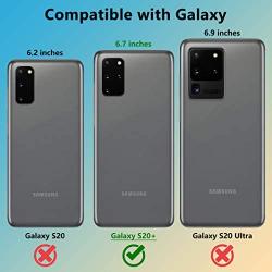 [ 3 Pack] UniqueMe Camera Lens Protector for Samsung Galaxy S20 Plus 5G / 4G Screen Protector Tempered Glass [Ultra-Thin] Case Friendly Easy Installation【6.7 Inch】