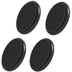 Nekteck Universal Stick on Flat Magnetic Car Mount Phone/Key Holder for iPhone X/8/7 6S/ 6 6 Plus, SE, Galaxy S9/S8 S6/S7 Note 9 8 5, LG G7 G6, Pixel 3/2 XL Nexus 6P 5X, Echo Dot More [4Pack]