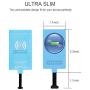 IVY QI Wireless Charging Receiver Adapter with Fast&Smart Microchip Technology for iPhone 5 / 5S / 5C / SE / 6S / 6S Plus / 7/7 Plus/iPad