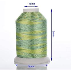 Simthreads 12 Variegated Colors Polyester Embroidery Machine Thread for Most Home Sewing Embroidery Machines 1100 Yards Each