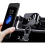 FireKylin Cell Phone Holder for Car, Universal Gravity Auto-Clamping Air Vent Mount with Tempered Glass Compatible with iPhone 11 Pro XR Xs Max Xs X 8 7 6 Plus, Samsung Galaxy S10 S10+ S10e S9 S8 S7