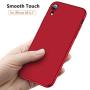 TORRAS Slim Fit iPhone XR Case, Ultra-Thin Hard Plastic Full Protective Cover with Matte Finish Grip Phone Case for iPhone XR 6.1 inch (2018), Red