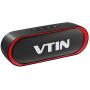 VTIN R4 Bluetooth Speaker V5.0, Portable Bluetooth Speaker with 24H Playtime, Crystal Clear Stereo Sound, 10W Powerful Waterproof Speaker, Built-in Mic, Support TF Card, Suitable for Home and Outdoor